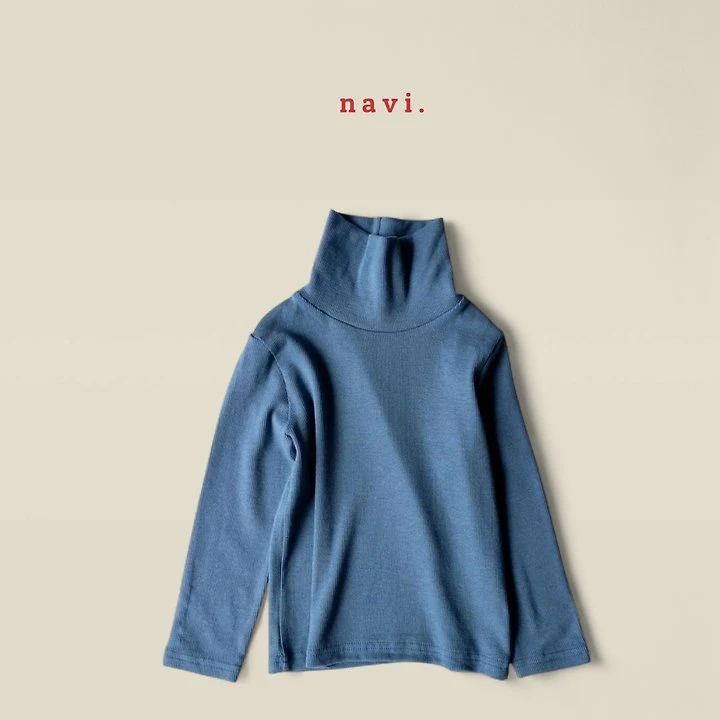 Navi - Korean Children Fashion - #magicofchildhood - Mild Turtleneck Tee - 5