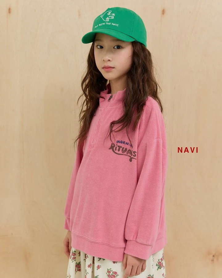 Navi - Korean Children Fashion - #magicofchildhood - Morning Half Zip-up Top - 11