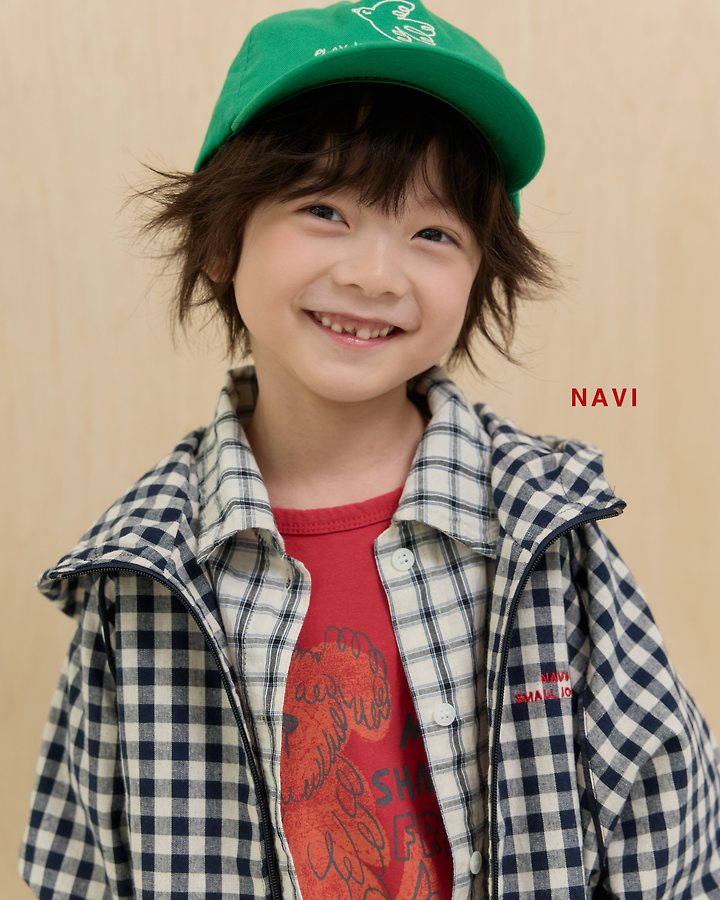 Navi - Korean Children Fashion - #minifashionista - Chess Hood Jumper - 3