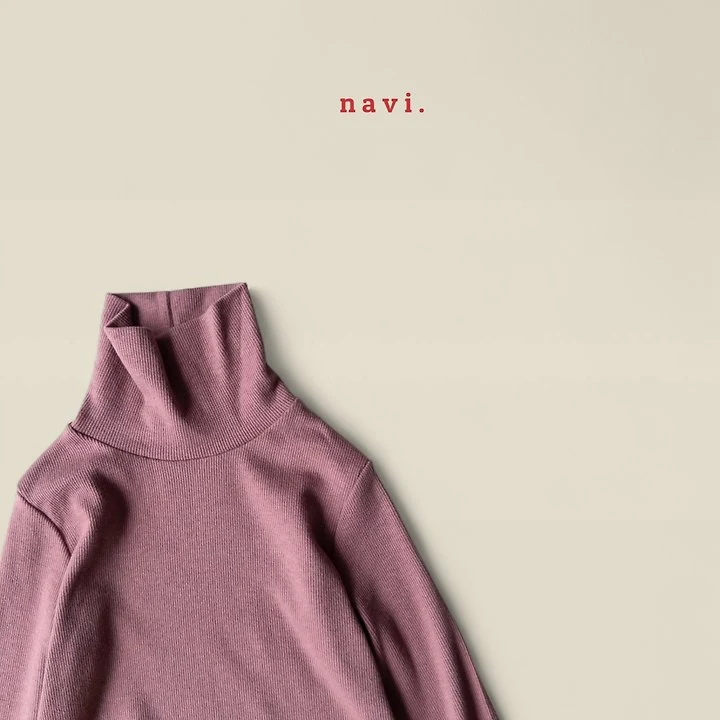 Navi - Korean Children Fashion - #minifashionista - Mild Turtleneck Tee - 6