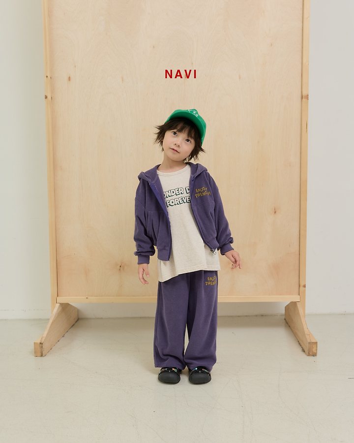 Navi - Korean Children Fashion - #minifashionista - Flower Hood Zip-up Jacket - 3