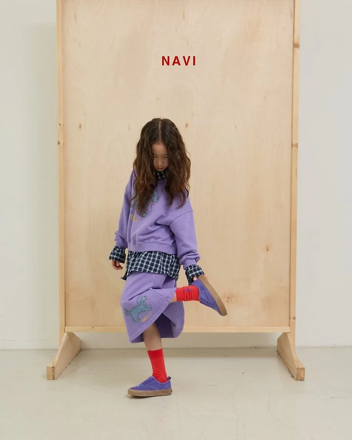 Navi - Korean Children Fashion - #prettylittlegirls - Dolly Crop Sweatshirts - 8