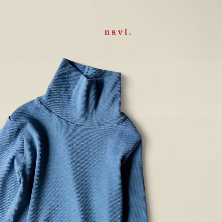Navi - Korean Children Fashion - #prettylittlegirls - Mild Turtleneck Tee - 7