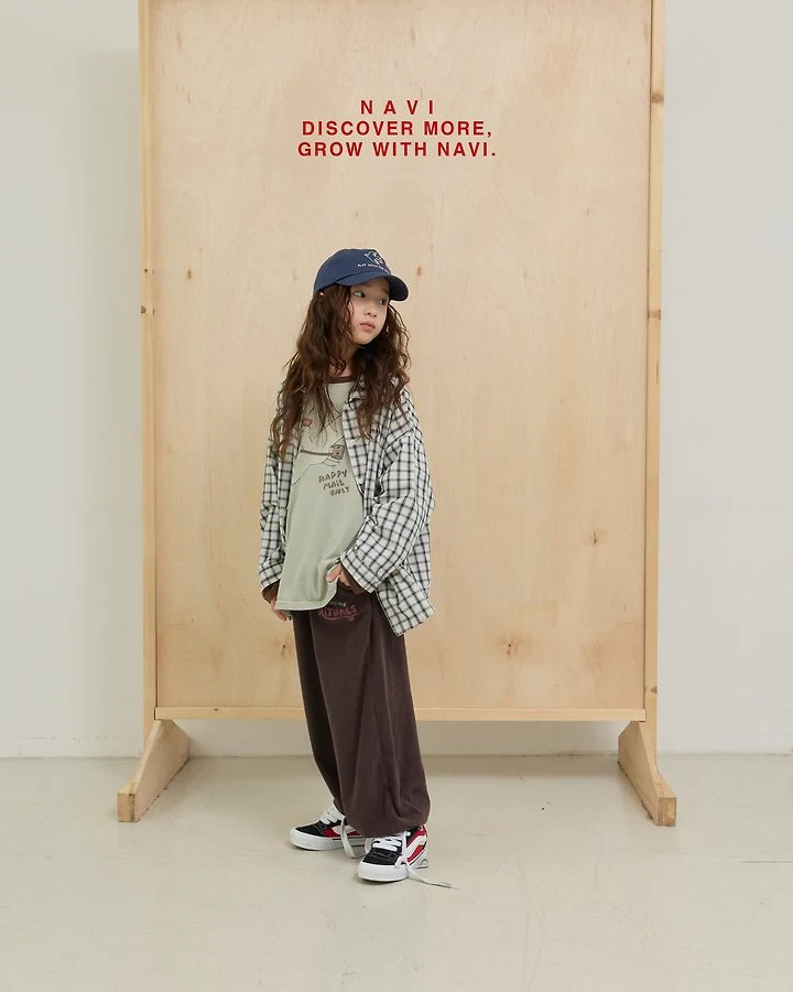 Navi - Korean Children Fashion - #prettylittlegirls - Post Raglan Tee - 11