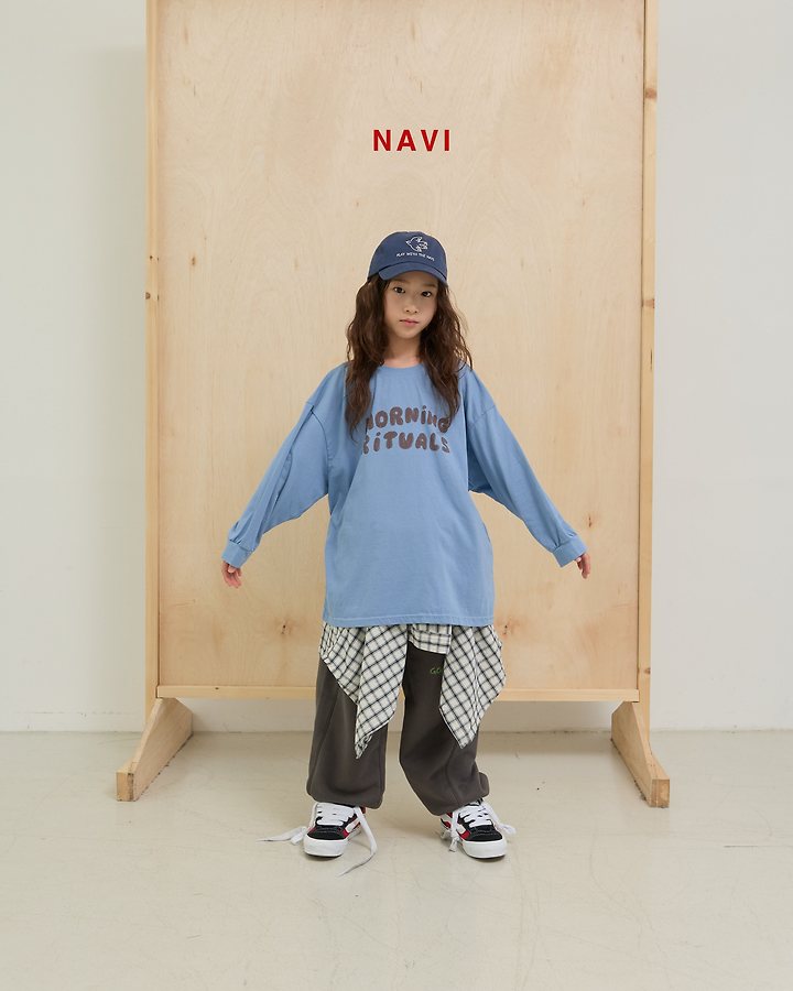 Navi - Korean Children Fashion - #stylishchildhood - Routine Long Tee - 3