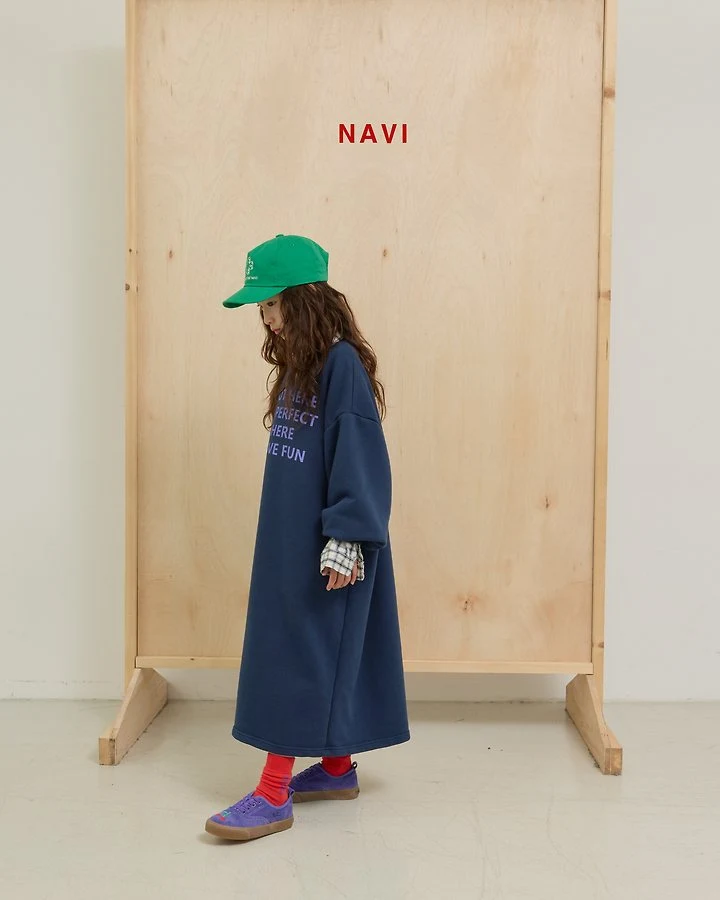 Navi - Korean Children Fashion - #prettylittlegirls - Easy One-piece - 4