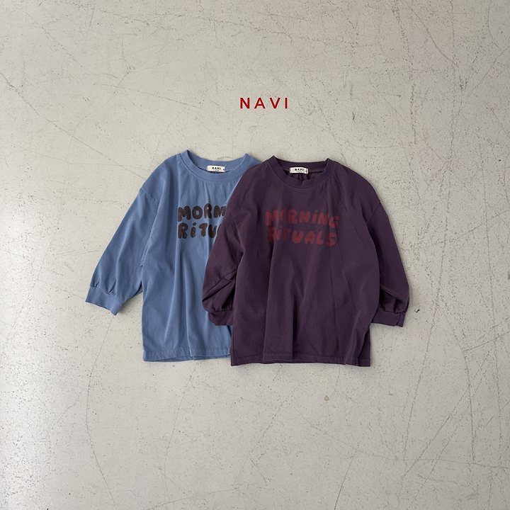 Navi - Korean Children Fashion - #todddlerfashion - Routine Long Tee
