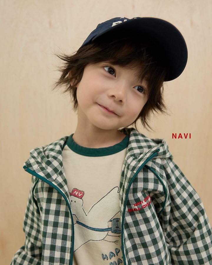 Navi - Korean Children Fashion - #toddlerclothing - Chess Hood Jumper - 6