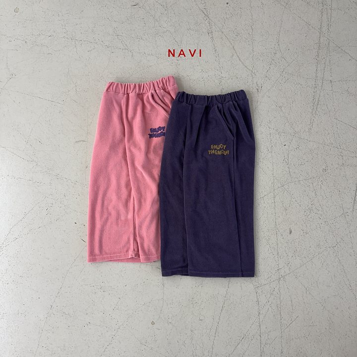 Navi - Korean Children Fashion - #toddlerclothing - Flower Pants
