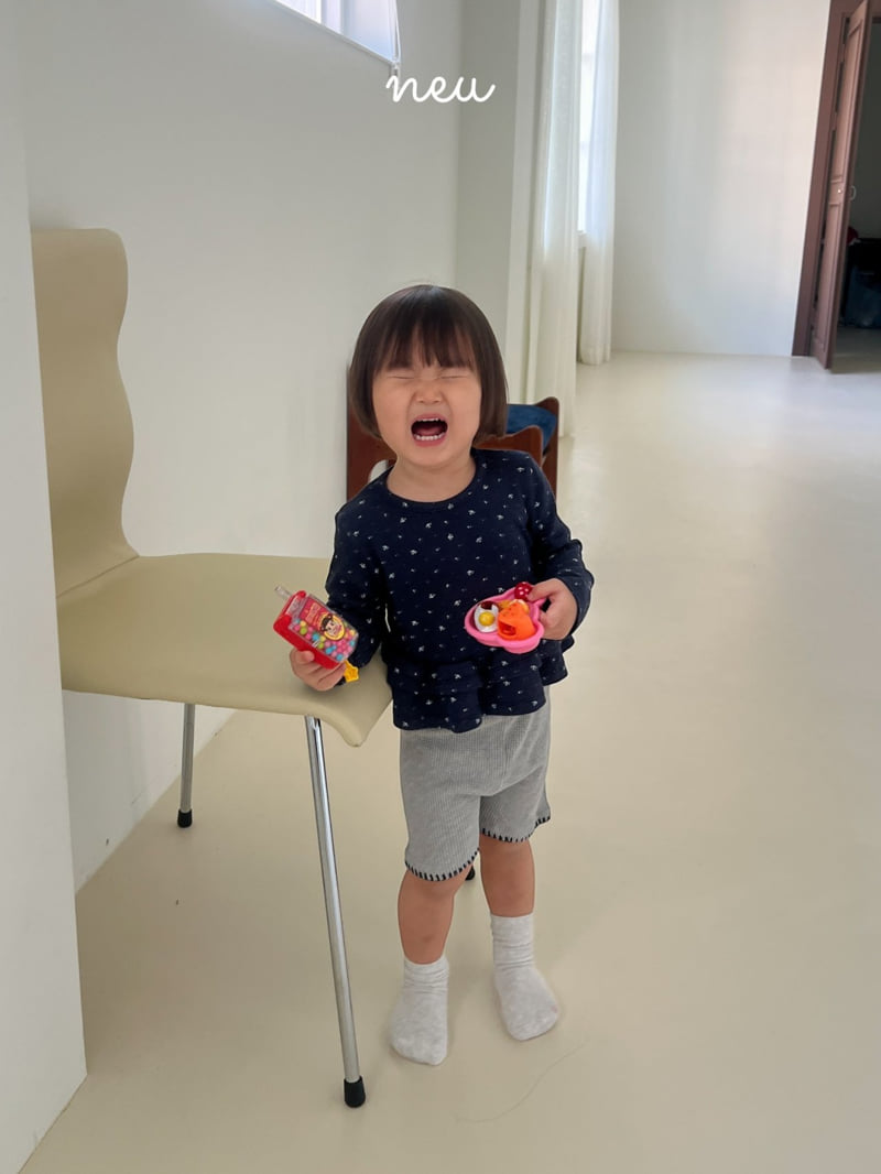 Neu - Korean Children Fashion - #kidzfashiontrend - Flower Cancan Tee - 4
