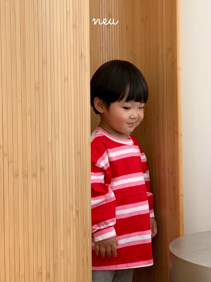 Neu - Korean Children Fashion - #childofig - Multi Stripe Tee - 9