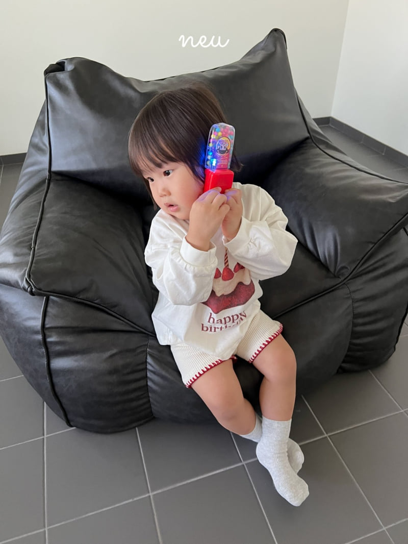 Neu - Korean Children Fashion - #childofig - Happy Birthday Tee - 11