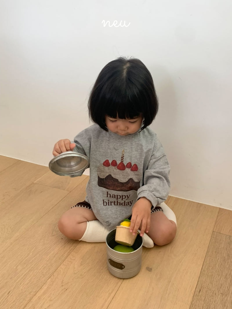 Neu - Korean Children Fashion - #childrensboutique - Happy Birthday Tee - 12