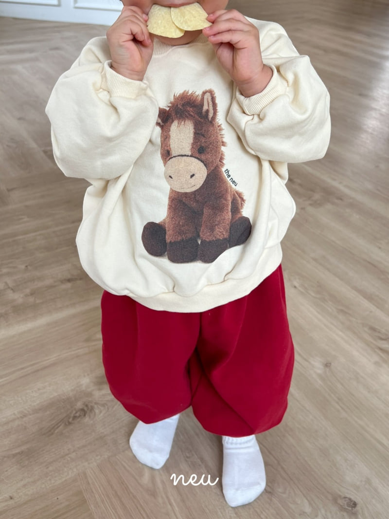 Neu - Korean Children Fashion - #discoveringself - Pony Sweatshirts - 10