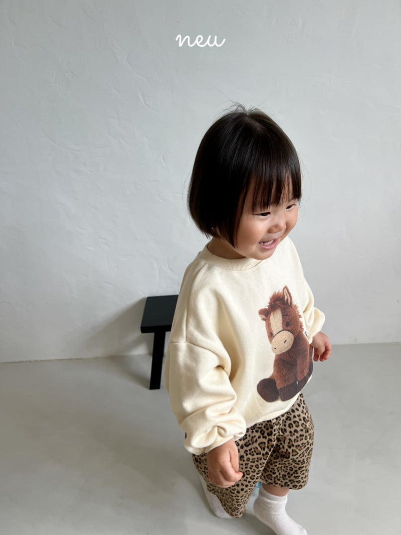 Neu - Korean Children Fashion - #kidsshorts - Leopard Autumn Bermuda Pants - 6