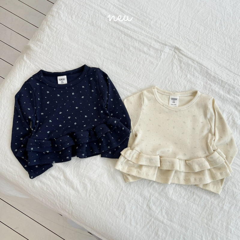 Neu - Korean Children Fashion - #kidsshorts - Flower Cancan Tee