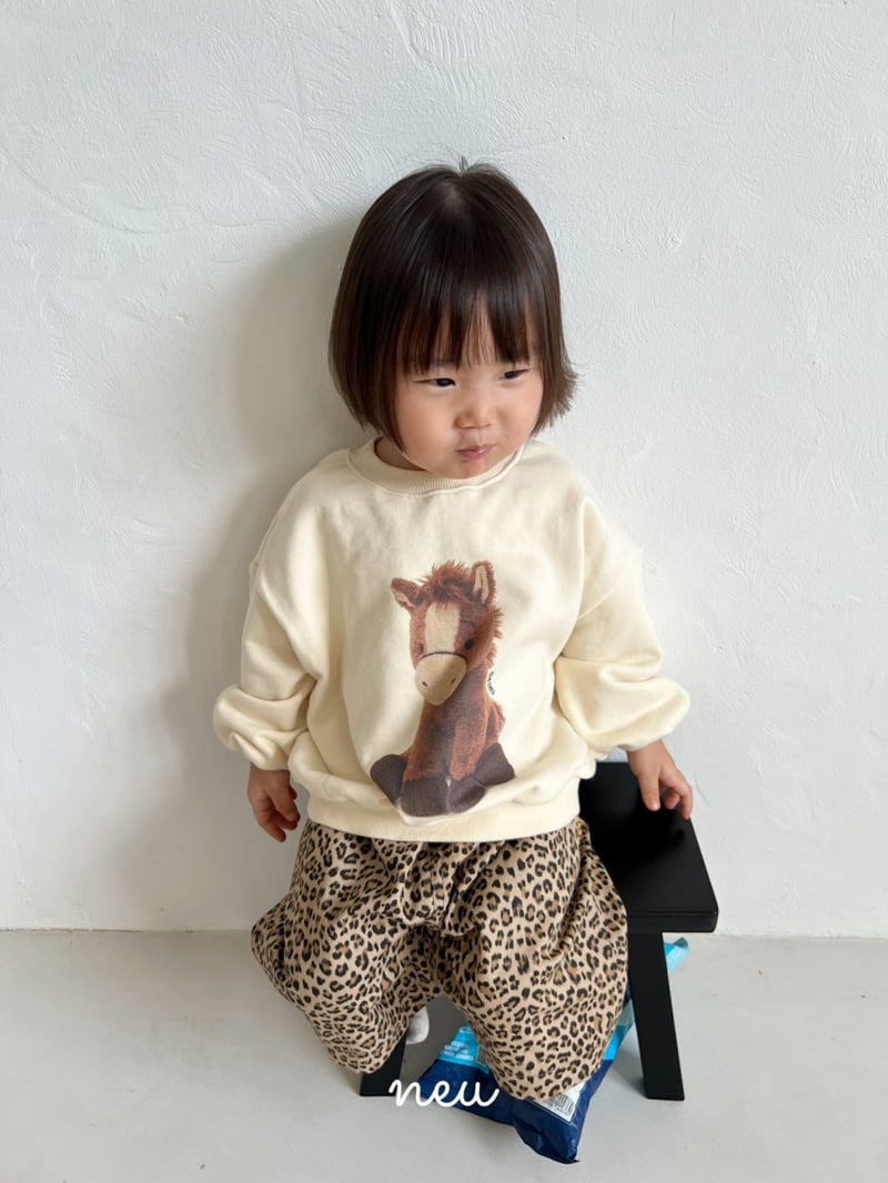 Neu - Korean Children Fashion - #kidsstore - Leopard Autumn Bermuda Pants - 7