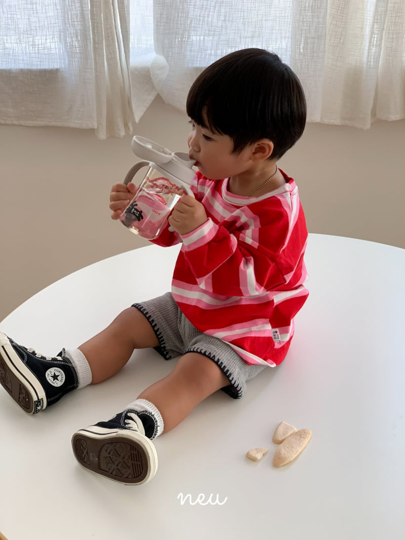 Neu - Korean Children Fashion - #kidsstore - Waffle Mellow Shorts - 7