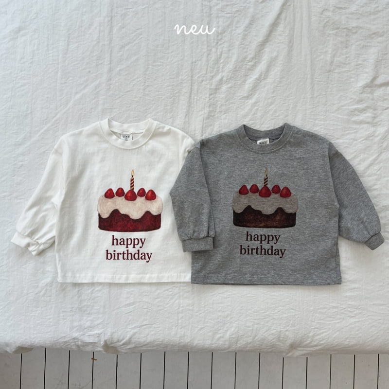 Neu - Korean Children Fashion - #kidsstore - Happy Birthday Tee