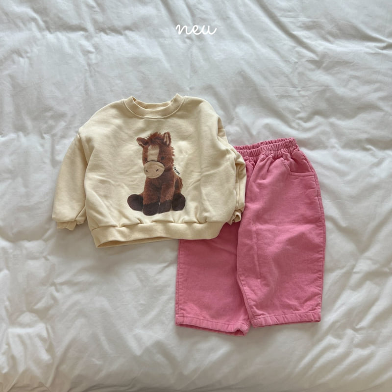 Neu - Korean Children Fashion - #magicofchildhood - Pony Sweatshirts