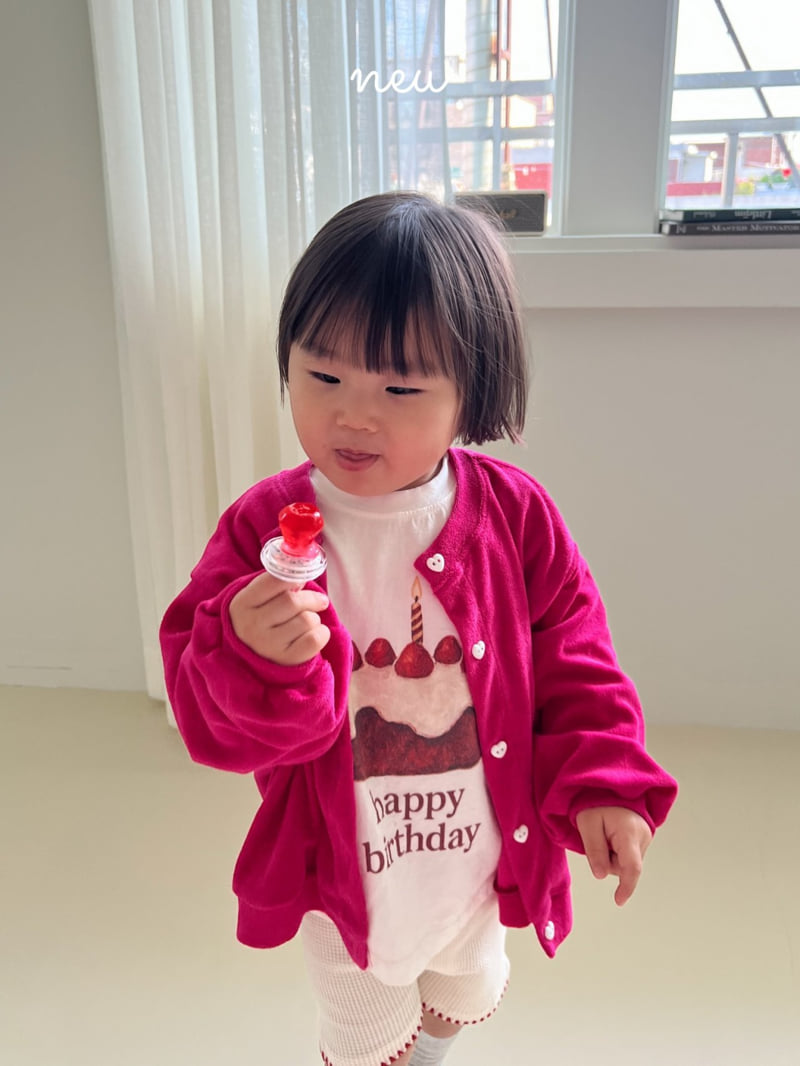 Neu - Korean Children Fashion - #magicofchildhood - Happy Birthday Tee - 5