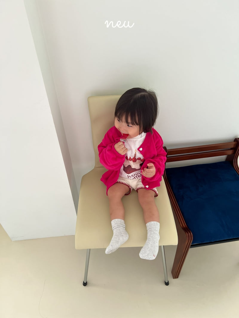 Neu - Korean Children Fashion - #minifashionista - Happy Birthday Tee - 6