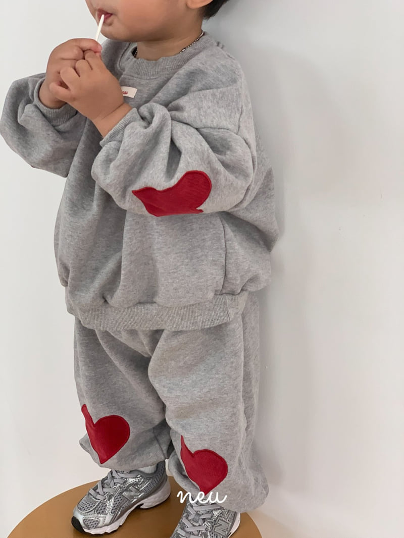 Neu - Korean Children Fashion - #prettylittlegirls - Heart Patch Jogger Pants - 11