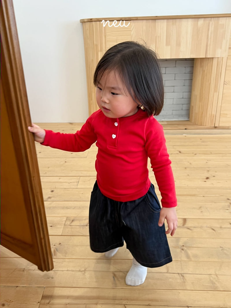 Neu - Korean Children Fashion - #todddlerfashion - Autumn Non Faded Bermuda Pants - 6