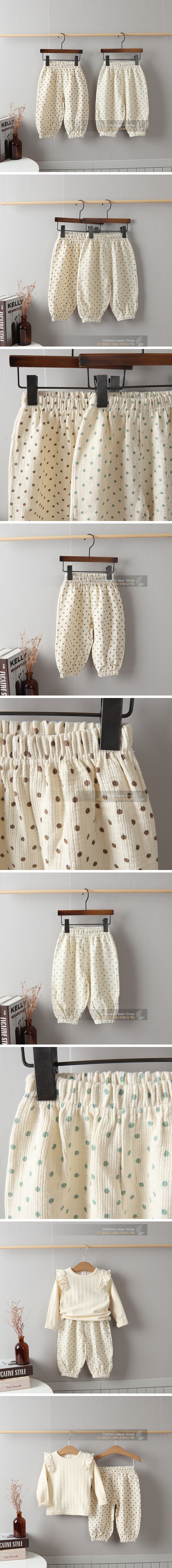New Pierrot - Korean Children Fashion - #minifashionista - Baby Dot Pants
