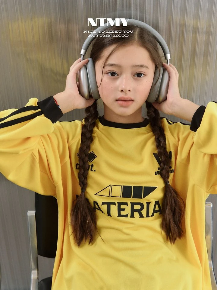 Nice To Meet You - Korean Children Fashion - #Kfashion4kids - Jersey Block Tee - 6