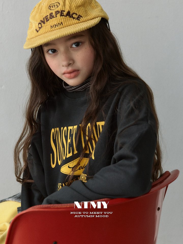 Nice To Meet You - Korean Children Fashion - #Kfashion4kids - Sunset Sweatshirt - 2