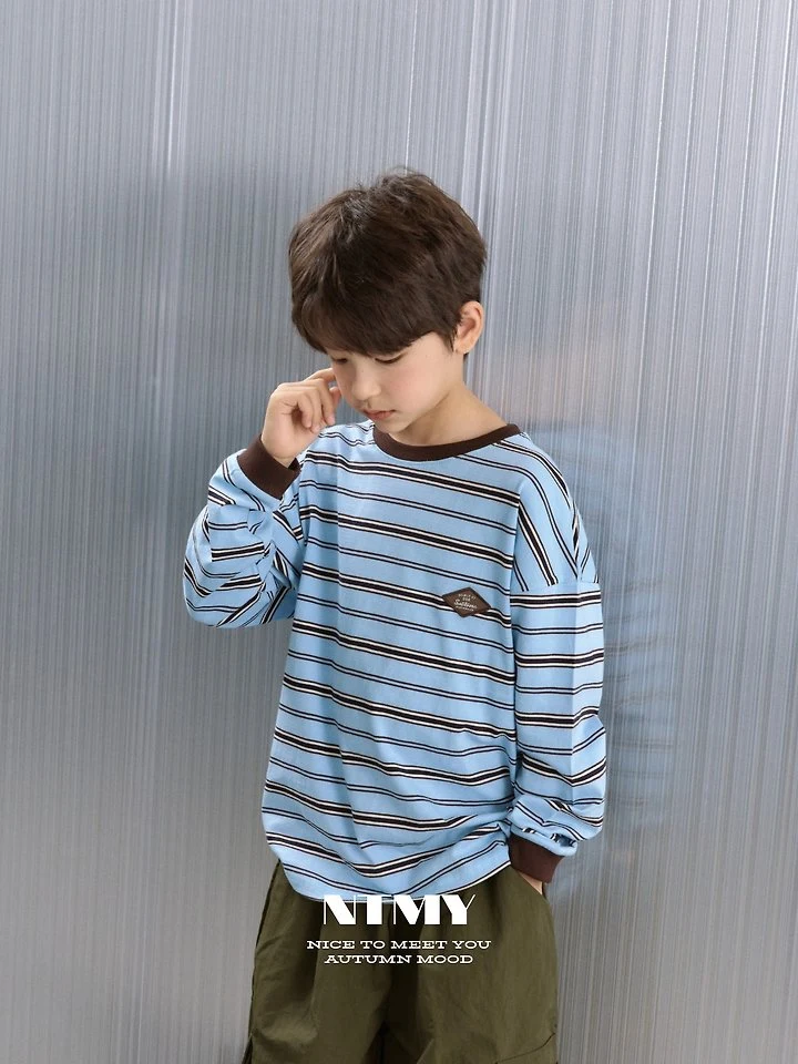 Nice To Meet You - Korean Children Fashion - #childofig - Tams Striped Tee - 5