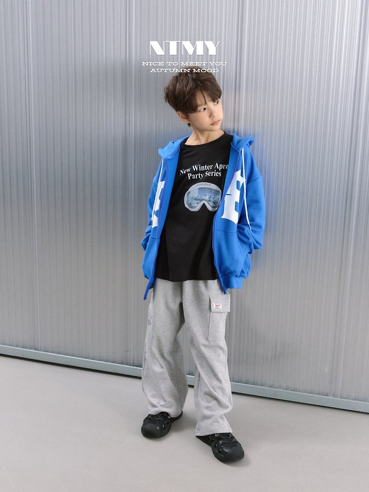 Nice To Meet You - Korean Children Fashion - #childofig - 98 Hooded Zip-Up - 2