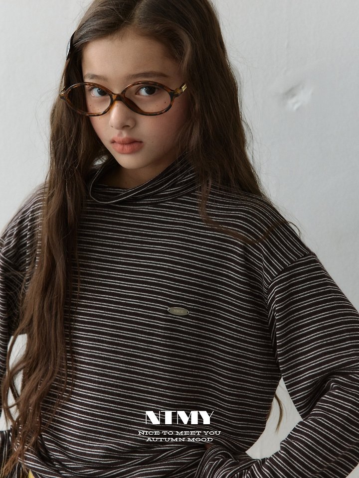 Nice To Meet You - Korean Children Fashion - #childofig - Latte Turtleneck Tee - 11