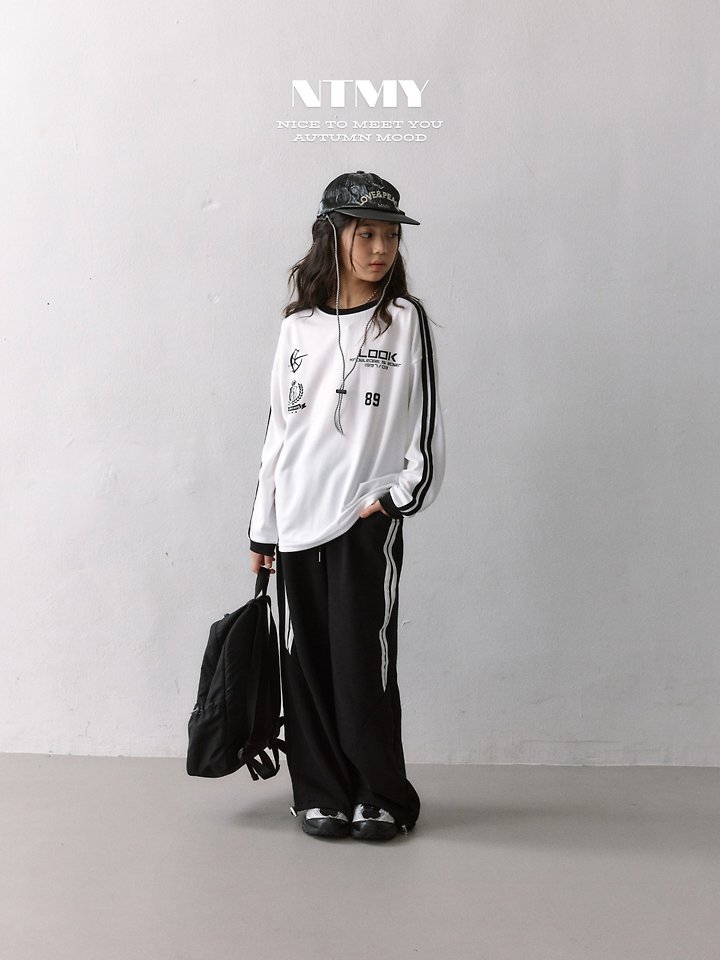 Nice To Meet You - Korean Children Fashion - #childofig - Move Line Pants - 10