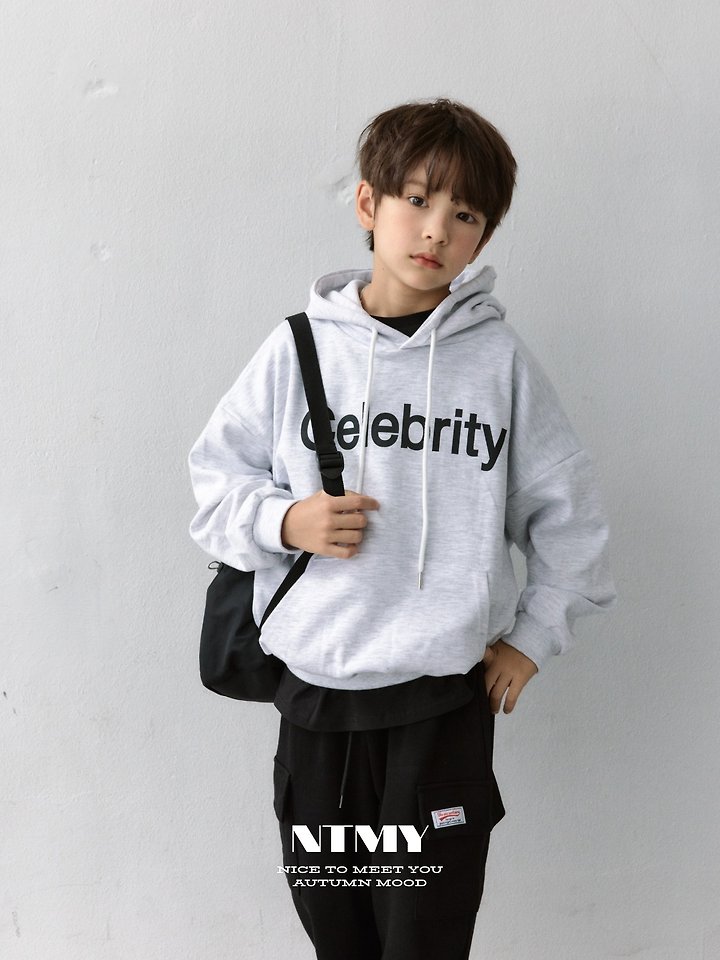 Nice To Meet You - Korean Children Fashion - #childofig - Cell Hooded Tee - 10