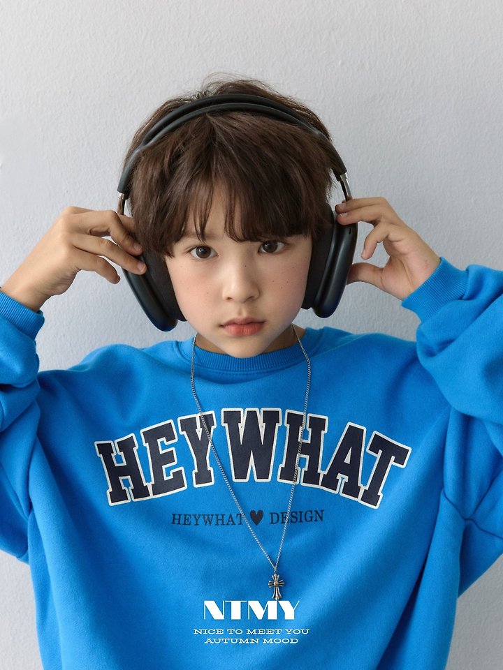 Nice To Meet You - Korean Children Fashion - #childofig - Hey Sweatshirt - 5