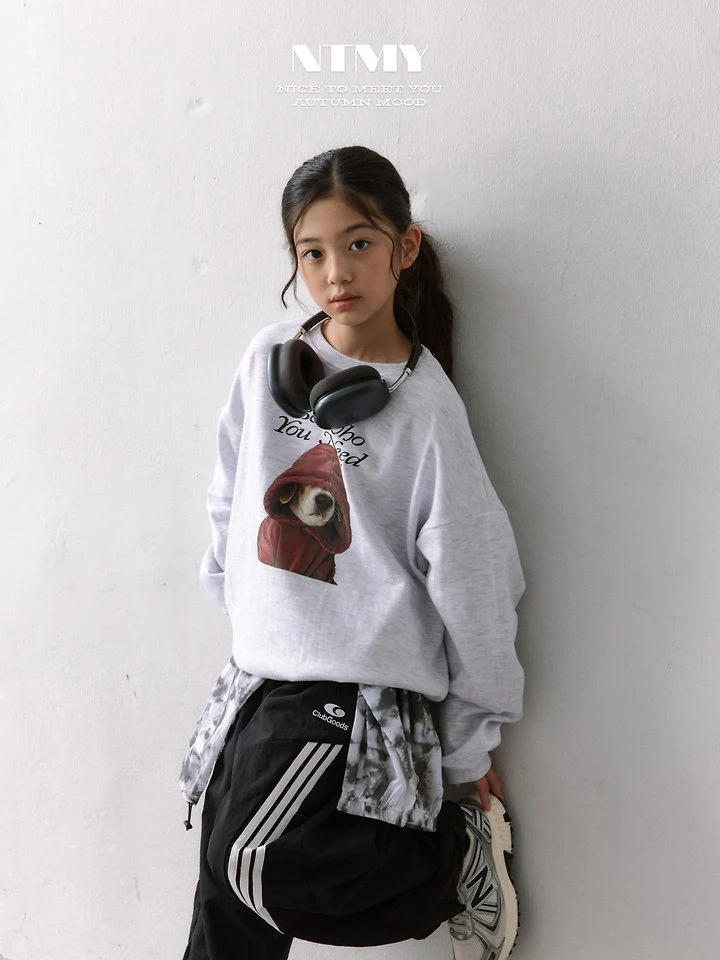 Nice To Meet You - Korean Children Fashion - #childofig - Beagle Sweatshirt - 2