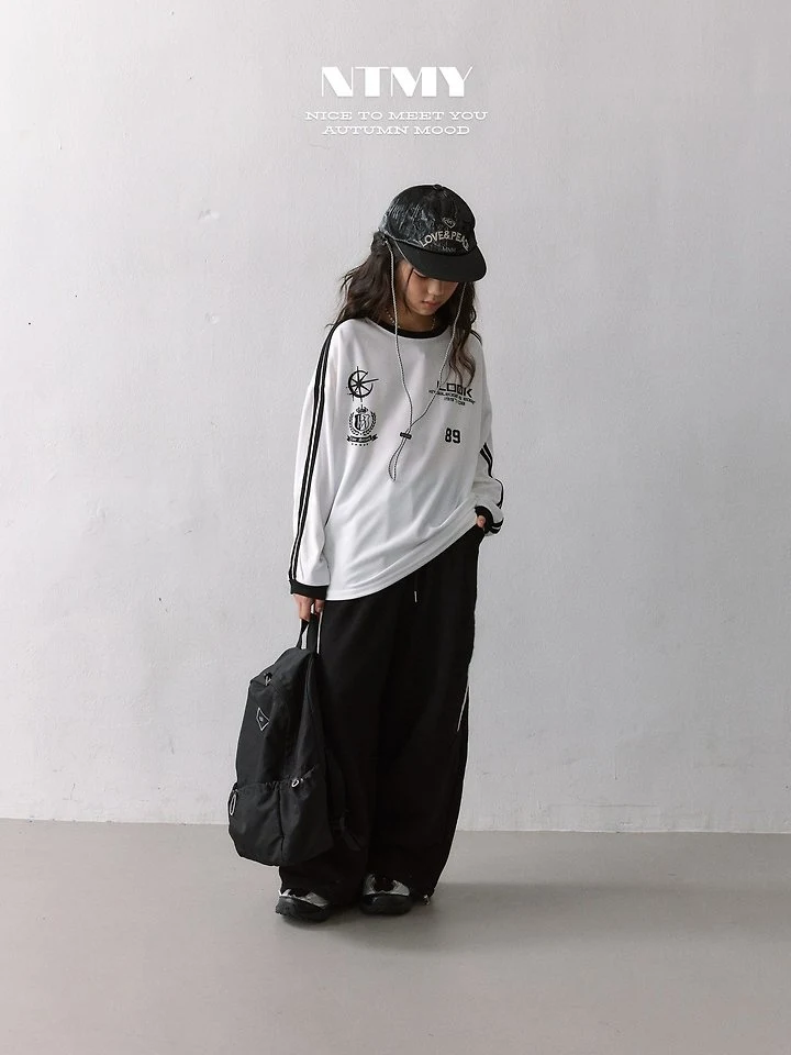 Nice To Meet You - Korean Children Fashion - #childrensboutique - Jersey 89 Line Tee - 12