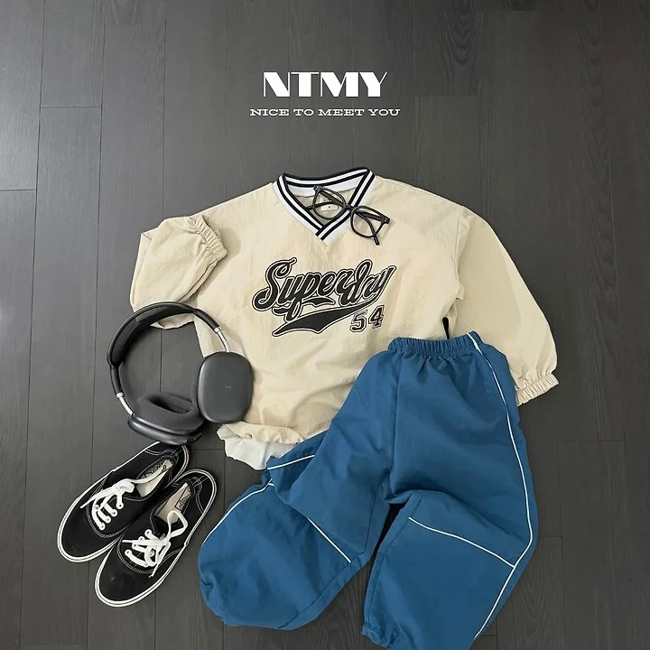 Nice To Meet You - Korean Children Fashion - #childrensboutique - Fine Track Pants - 9