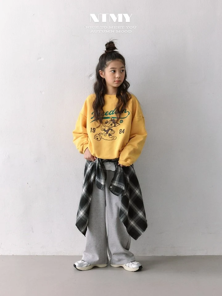Nice To Meet You - Korean Children Fashion - #childrensboutique - Dumb Dumb Sweatshirt - 7