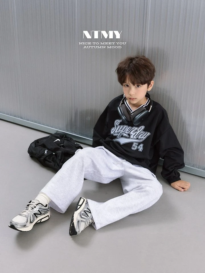 Nice To Meet You - Korean Children Fashion - #childofig - Super World Sweatshirt - 4