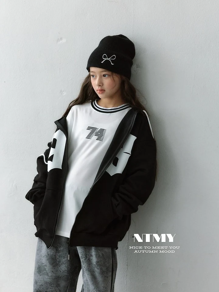Nice To Meet You - Korean Children Fashion - #childrensboutique - 98 Hooded Zip-Up - 3