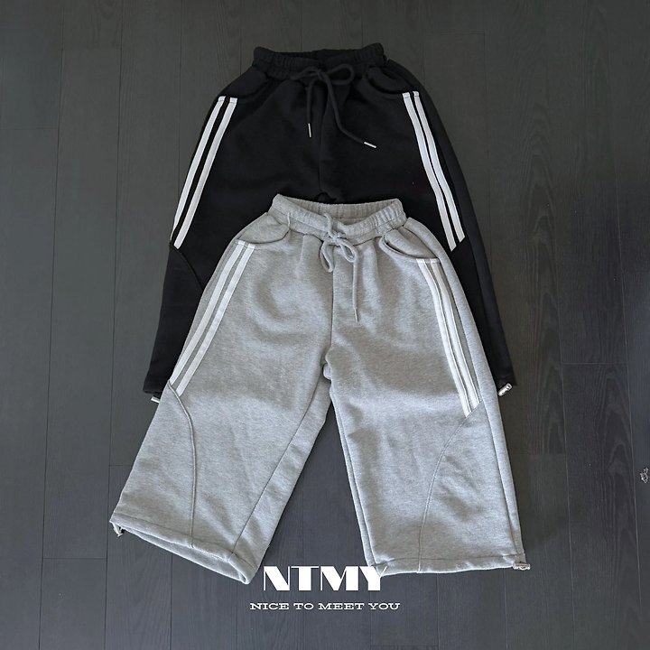 Nice To Meet You - Korean Children Fashion - #childrensboutique - Move Line Pants - 12