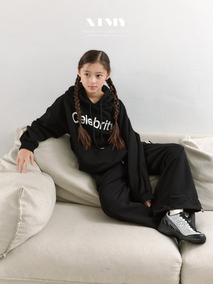 Nice To Meet You - Korean Children Fashion - #childrensboutique - Cell Hooded Tee - 11