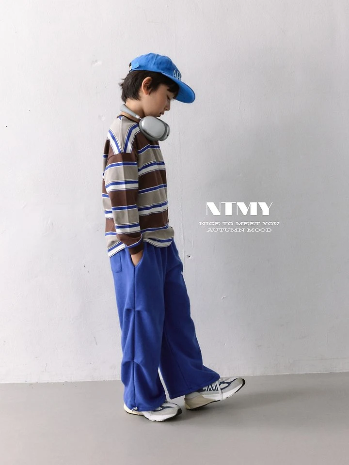 Nice To Meet You - Korean Children Fashion - #designkidswear - Border Multi Tee - 12