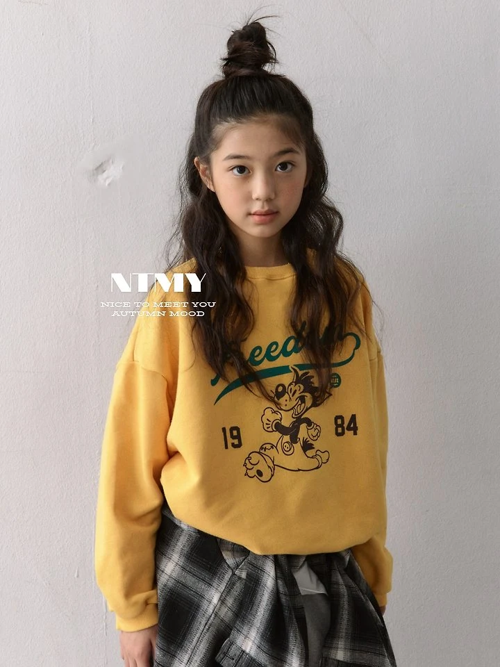 Nice To Meet You - Korean Children Fashion - #designkidswear - Dumb Dumb Sweatshirt - 8