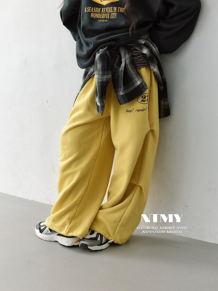 Nice To Meet You - Korean Children Fashion - #designkidswear - Kip kip Pleated Pants - 3