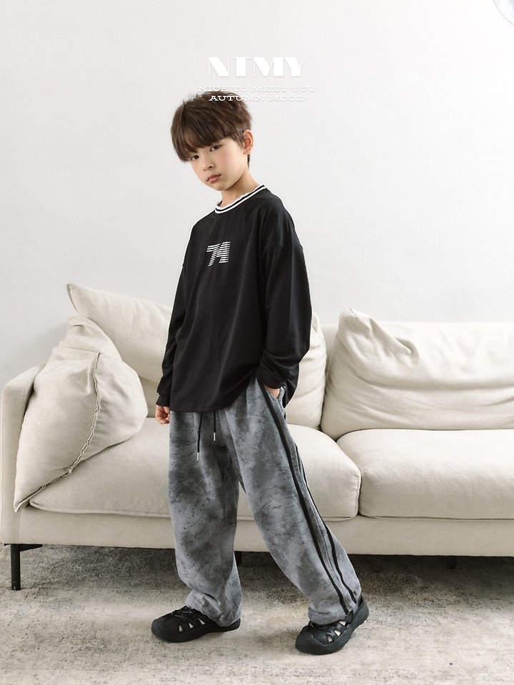 Nice To Meet You - Korean Children Fashion - #designkidswear - Stone Wide Pants - 4