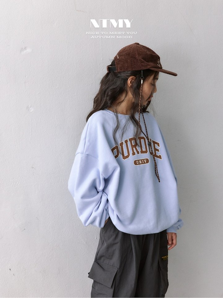 Nice To Meet You - Korean Children Fashion - #discoveringself - Perdue Sweatshirt - 12